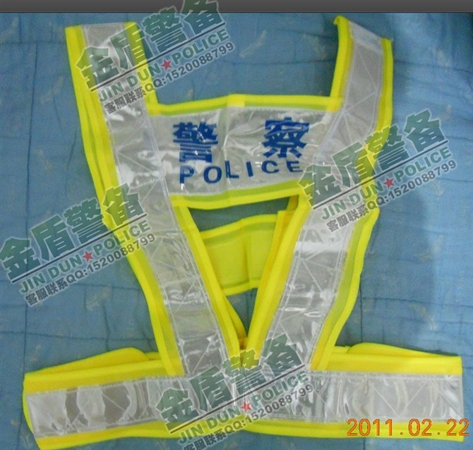 05式通用型警用反光背心 3M反光警察执勤马甲 交通反光背心